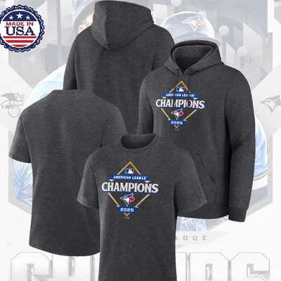 🔥FREESHIP - 2025 Toronto Blue Jays  American League Champions Locker Fans Gift - Image 1 of 4