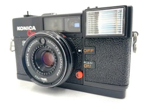 [Near Mint] Konica C35 EF Black Hexanon 38mm f2.8 Compact Film Camera From Japan - Picture 1 of 12