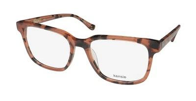 NEW KENSIE SOUL EYEWEAR TORTOISE FULL-RIM PLASTIC SQUARE 51-17-135 PK WOMENS - Image 1 of 4