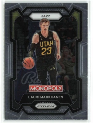 Lauri Markkanen 2023-24 Prizm Monopoly Utah Jazz #85 - Image 1 of 2