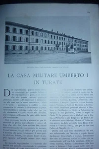 # ARTICOLO : CASA MILITARE UMBERTO I TURATE (COMO) 1929 - Imagen 1 de 1