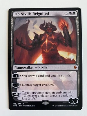 Ob Nixilis, Reignited Non-Foil *PROMO* MTG BFZ MT/NM Combined Ship -TCGshowcase- - Image 1 of 2