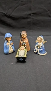 Vintage Hummel Goebel Nativity Lot of 4 Figures Christmas Sence West Germany - Picture 1 of 16