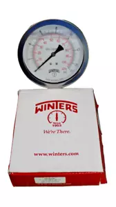 Winters PFQ708 Pressure Gauge 0 to 15 psi 1/4" NPT - Picture 1 of 4