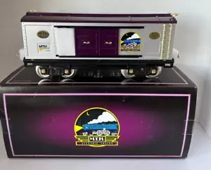 MTH TINPLATE TRADITIONS 10-1109 STANDARD SILVER/PURPLE BOX CAR NEW - Picture 1 of 5