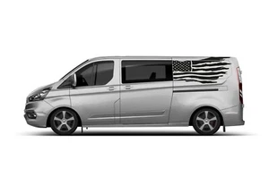 Kit de calcomanías gráficas de bandera de Estados Unidos para Ford Transit Custom Kombi LWB Van - Imagen 1 de 7