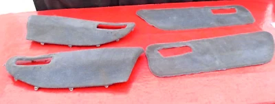 94-01 JUEGO DE MOLDURAS DE TELA PANEL DE PUERTA ACURA INTEGRA OEM TIPO A SEDÁN NEGRO/GRIS 4 PUERTAS Foto 1 de 4