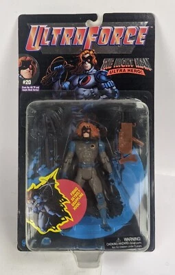 Tarjeta negra Galoob Toys de colección Ultraforce Ultra Hero The Night Man #20 sin usar, en caja  Foto 1 de 2