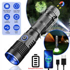 Rechargeable 2000000LM LED Flashlight Tactical Police Super Bright Zoom Torch