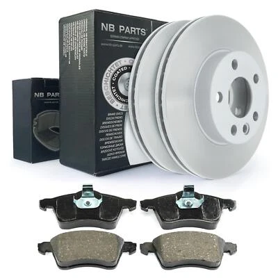 Bremsscheiben 280mm belüftet Bremsbeläge vorne für VW Transporter T4 Bus Kasten - Bild 1 von 3