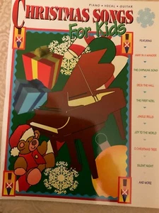 Canzoni di Natale Vintage per Bambini Hal Leonard 1992 Pianoforte Spartiti Nuovo - Foto 1 di 2