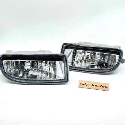 Toyota Land Cruiser LC100 1998-2007 Clear Fog Light Lamp Left Right Set New Foto 1 de 4