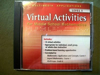 Virtual Activities for Middle School Mathematics Level 1 CD - Image 1 of 3