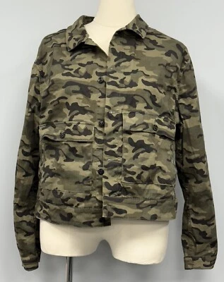 NUEVO CON ETIQUETAS Chaqueta Lularoe Kenny Demin 3XL Jungla Camuflaje Unisex Jean Raro Unicornio 3X Foto 1 de 4