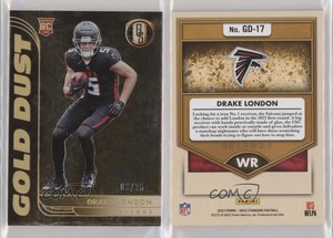 2022 Panini Gold Standard Gold Dust /25 Drake London #GD-17 Rookie RC