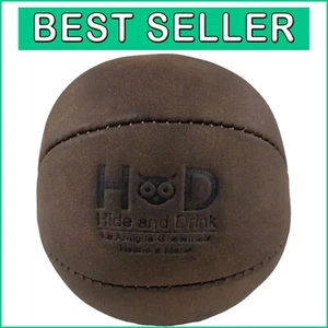 Classic Style Leather Stress Ball - Relief for Anxiety & Enhanced Productivity - Picture 1 of 9