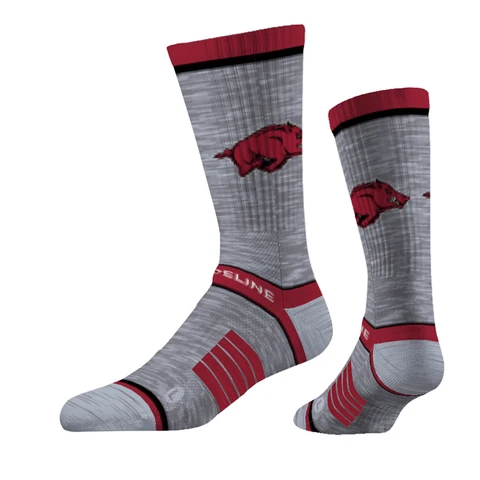 Strideline Arkansas Razorbacks Premium Wool Crew Socks Cover