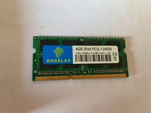 RASALAS 4GB 1Rx8 PC3L-12800S DDR3L 1600MHz DDR3 SO-DIMM RAM 1.35V CL11 204 - Foto 1 di 1