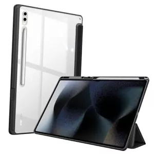 Hybrid Slim Case for Samsung Galaxy Tab S10 Ultra 2024/ S9 Ultra 2023/ Black - Picture 1 of 7