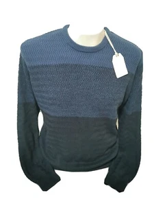Maglione maglione MILANO ITALY taglia 3XL 58 blu girocollo sfumato - Foto 1 di 7