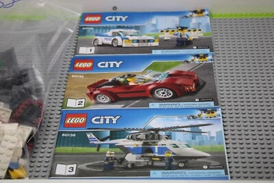 LEGO CITY (60138) High-Speed Chase, Used, 100% Complete W/Manual, No Box - Image 1 of 4