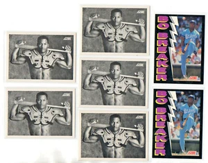 1990 BO JACKSON SCORE #697 B&W 5 CARD INVESTMENT LOT + 1991 BO BREAKER BONUS LOT - Picture 1 of 2