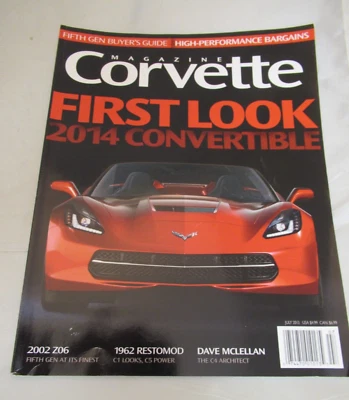 CORVETTE MAGAZINE July 2013 #82 First Look 2014 Convertible ! - Image 1 of 3