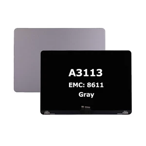 Display LCD grigio con cover superiore per Apple Macbook Air A3113 M3 EMC 8611 - Foto 1 di 7