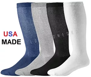 12 Paar Ärzte Wahl über die Wade/kniehohe amerikanische Diabetikersocken - Bild 1 von 18