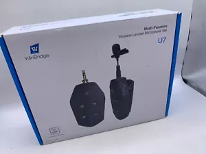 WinBridge Wireless Lavalier Microphone Set UHF Wireless Multi-Function Model U7 - Picture 1 of 6