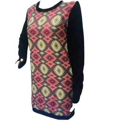 VESTIDO SUÉTER MARC by MARC JACOBS S Pequeño Gráfico Panel Frontal Túnica  Foto 1 de 4