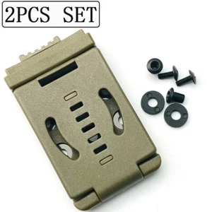 2* Knife Belt Clip Outdoor Loops Blade Sheath Tool For DIY Kydex Sheath Holster - Picture 1 of 16