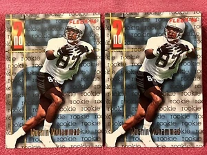 (2) Mushin Muhammad 1996 Fleer Rookie #172 Carolina Panthers - Picture 1 of 2