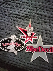 Surf/skate Sticker Lot of three Lrg Independent Low life, Hard life, She devil   - Picture 1 of 9
