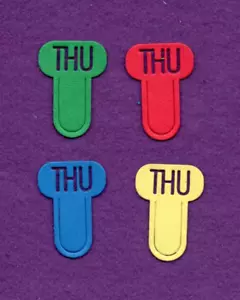 Tarjetas de álbum de recortes con troqueles CLIP THURSDAY - Imagen 1 de 1
