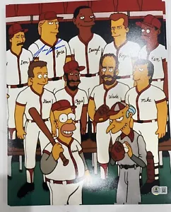 Jose Canseco Signed Autographed 11x14 Photo The Simpsons Baseball Team Photo - Picture 1 of 2