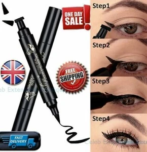 Black Winged Wing Eyeliner Stamp Waterproof Cat Eye Liner Pencil Liquid UK β€οΈπ₯β
- Picture 1 of 4