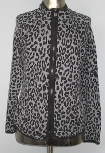 Jones New York Sudadera Negra y Gris Mujer Talla L Pecho 37 Cremallera Completa 30676 - Imagen 1 de 7
