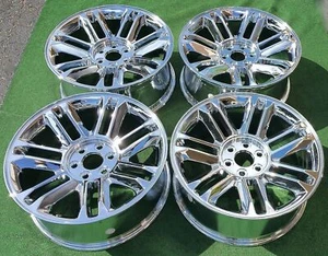 Set Cadillac Escalade Platinum Chrome Wheels 22 inch OEM Factory Style 1999-2020 - Picture 1 of 12