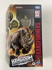 Transformers Kingdom Beast Wars Rhinox - Voyager Class Action Figure - Picture 1 of 4