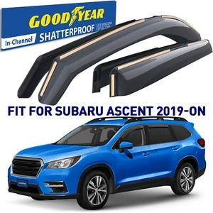 Side Window Deflectors Rain Guards for 2019-2025 Subaru Ascent - Picture 1 of 7