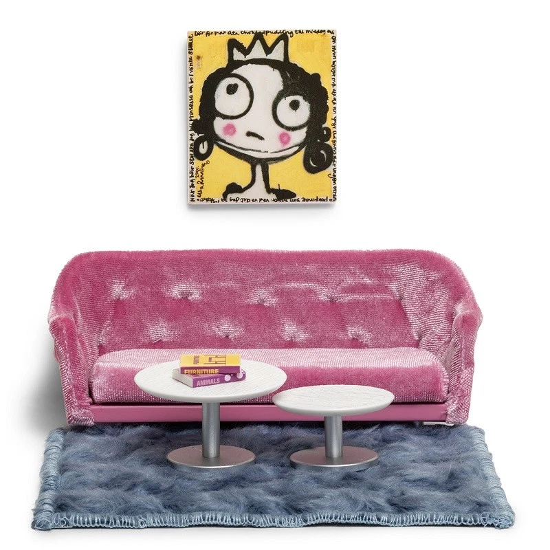 Lundby 60.2002 Smaland Living Room Set - Sofa Wohnzimmer Puppenhaus 1:18
