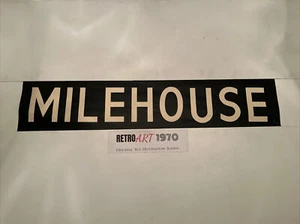 Plymouth Devon 1970’s Bus Blind 36” Gift - Milehouse - Picture 1 of 12