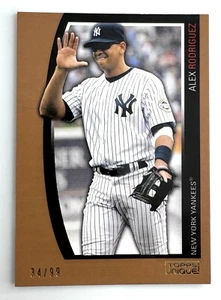 2009 Topps Unique - Seleziona #13 Alex Rodriguez /99 Yankees - Foto 1 di 2