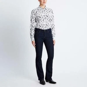 R.M Williams Ladies Tara Mid Rise Slim Fit Boot Leg Stretch Jeans Size 26 - Picture 1 of 6