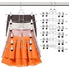 𝐔𝐏𝐆𝐑𝐀𝐃𝐄 6 Tier Skirt-Hanger-Space-Saving - 3 Pack for Women, Hodola Short