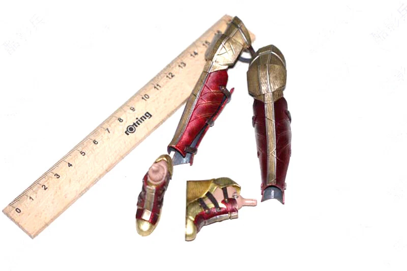 Hot Toys HT MMS451 1/6 Scale Wonder Woman 3.0 Metal Boots Armor Shoes Figure New - image 1 of 1