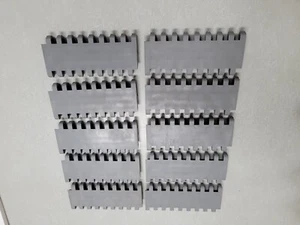 (10) INTRALOX 800 gris pp módulos medios 6" de largo techo plano M1D8-44GXJX-LB-00 NUEVO - Imagen 1 de 5