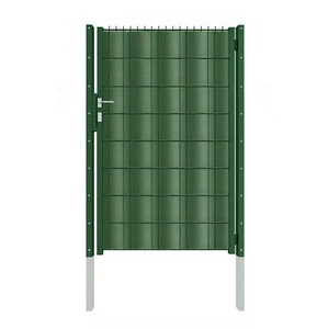 1,63m blickdichtes Sichtschutz Gartentor mit Hart PVC wie ein Blechtor Tor Grün - Bild 1 von 1