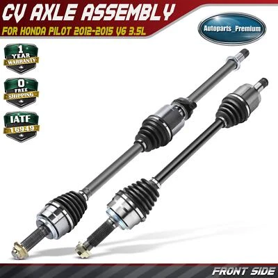 2x Conjunto de eje CV delantero conductor y pasajero para Honda Pilot 2012-2015 V6 3,5 L Foto 1 de 4